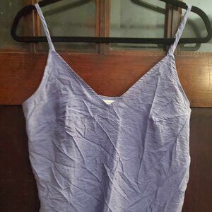 a new day Blue Spaghetti Strap Tank Top